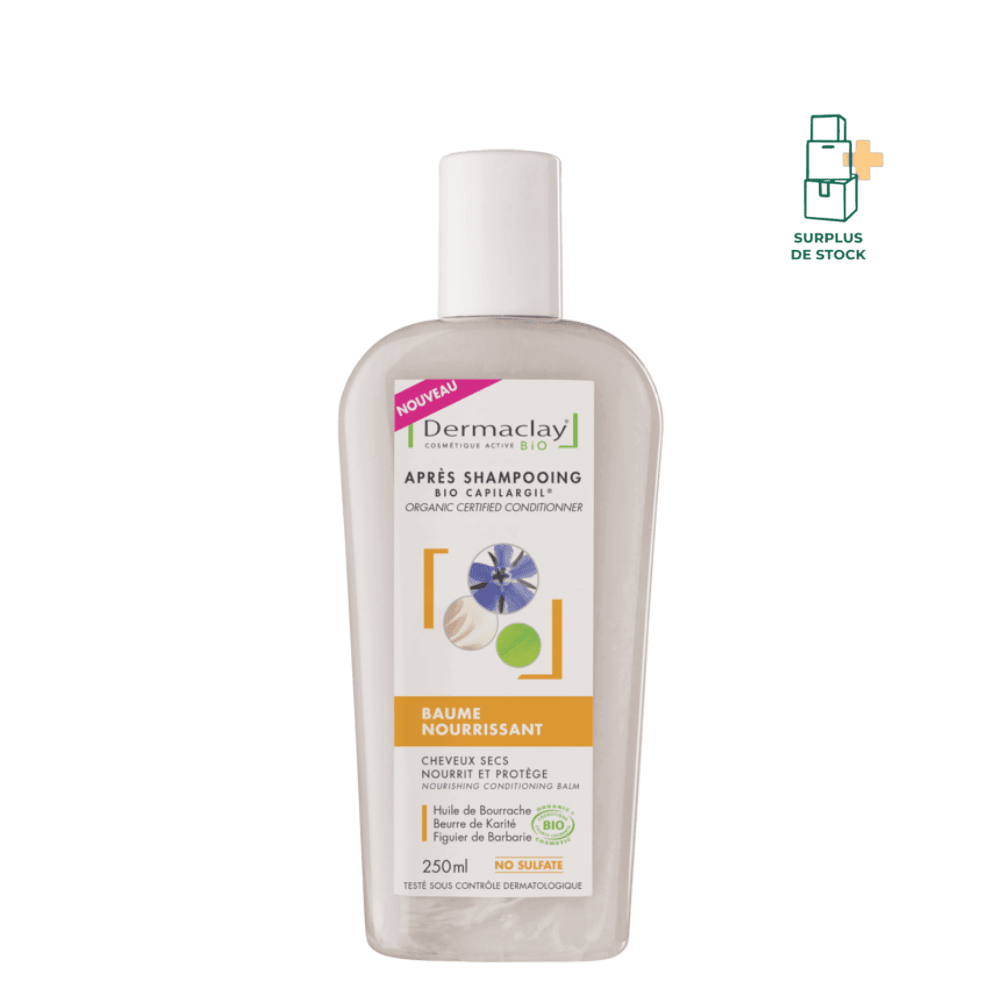 BAUME NOURRISSANT Après-Shampooing - CERTIFIÉ BIO Soin Capillaire Dermaclay 250 ml